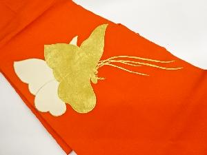 塩瀬金彩抽象模様名古屋帯